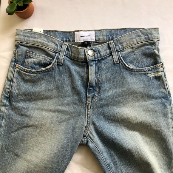 Current/Elliott The Fling distressed jeans 26 - Picture 7 of 9